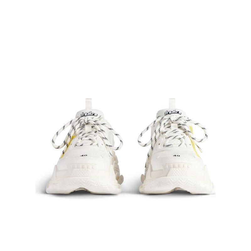 巴黎世家(Balenciaga)运动鞋男网面透气跑鞋户外休闲鞋侧绑带设计