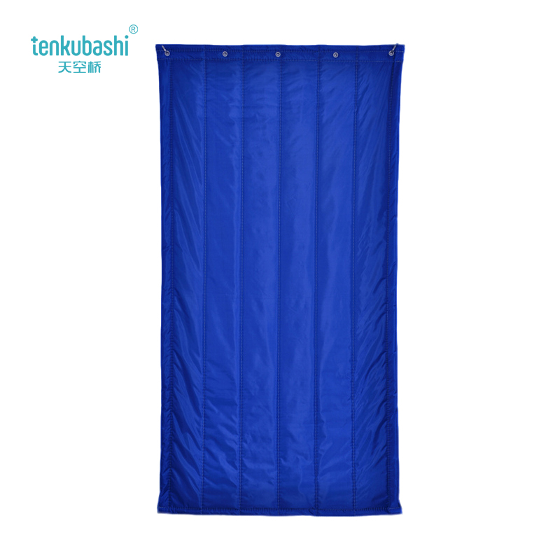 天空桥 棉门帘 MML-121宝蓝色无窗口八层棉 平方米高清大图