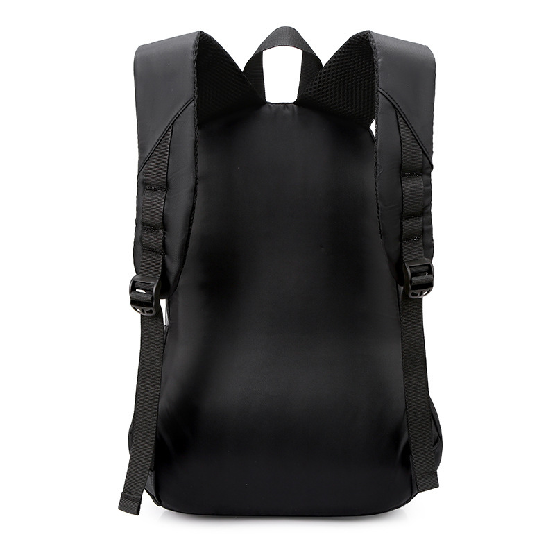 新款涤纶书包女韩版校园双肩包简约男背包旅行休闲包