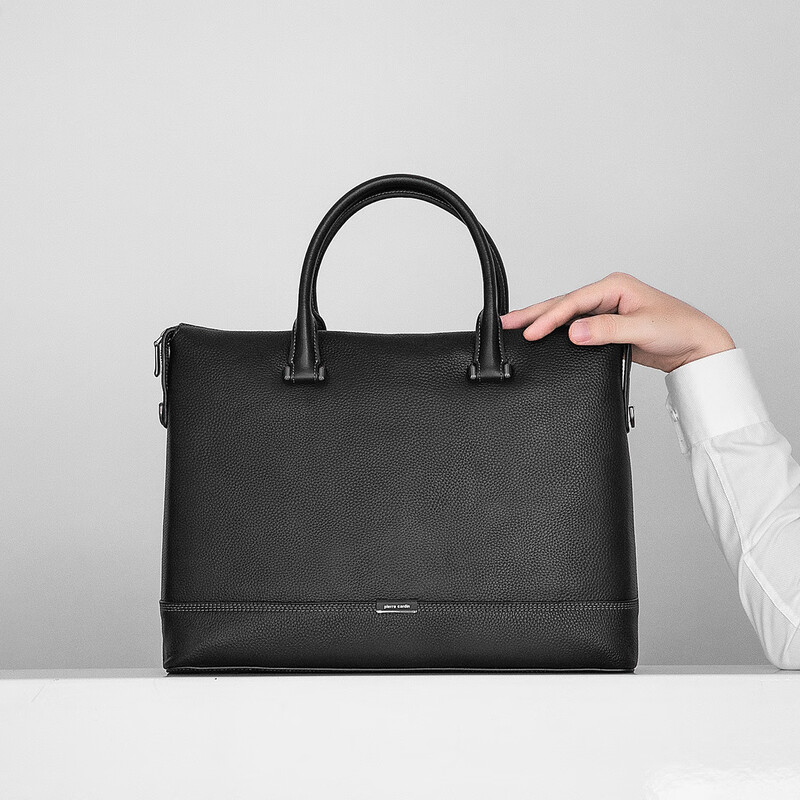皮尔卡丹(pierre cardin)新款商务休闲百搭男式公文包JR0P175011-10A