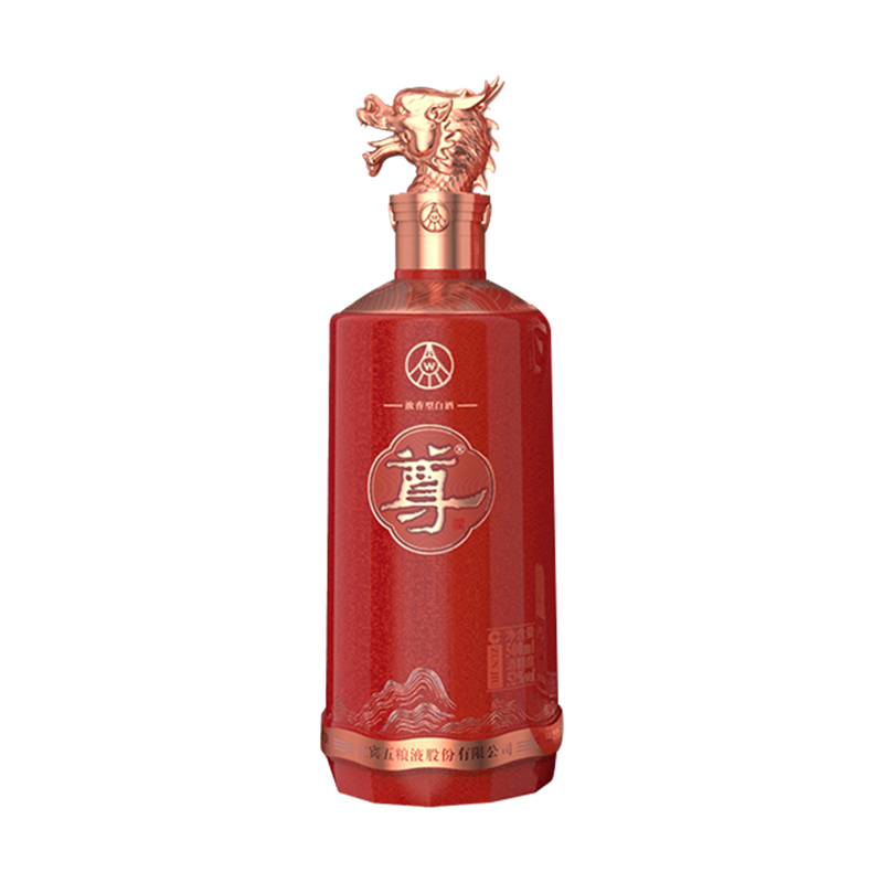 五粮液股份公司出品 尊酒 52度 500ml 单瓶装 浓香型白酒
