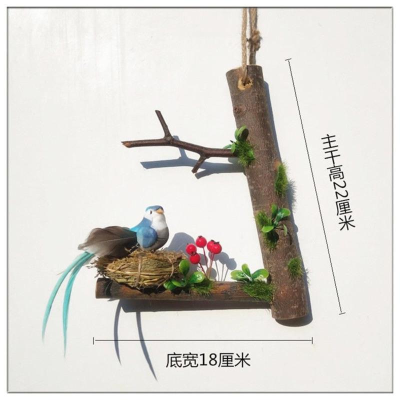 手工干树枝墙上挂件幼儿园环创饰品墙面装饰空中创意吊饰diy壁饰 创意挂饰（5号）
