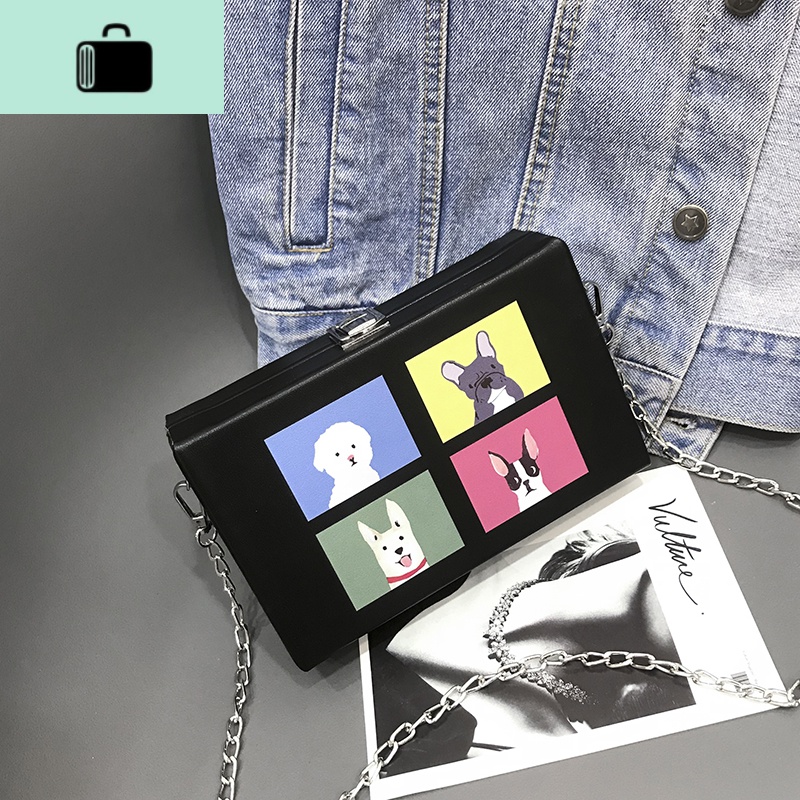 高级感包包2020新款潮网红时尚链条斜挎包女百搭ins夏季季小方包NEWLAKE高清大图