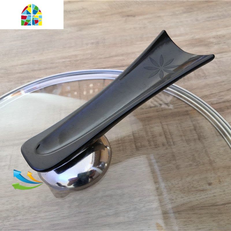 可立式锅盖把手配件玻璃锅盖顶帽锅盖帽通用款型真空锅盖把手配件 FENGHOU 防溢小号燕尾款大小孔锅盖通用图片