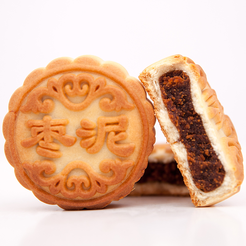 稻香村散装月饼80g80g枣泥味视频