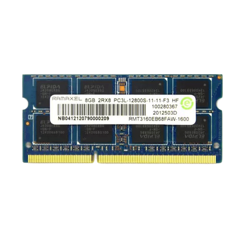 联想 hp 记忆科技(Ramaxel )8G DDR3L 1600笔记本内存PC3L-12800S