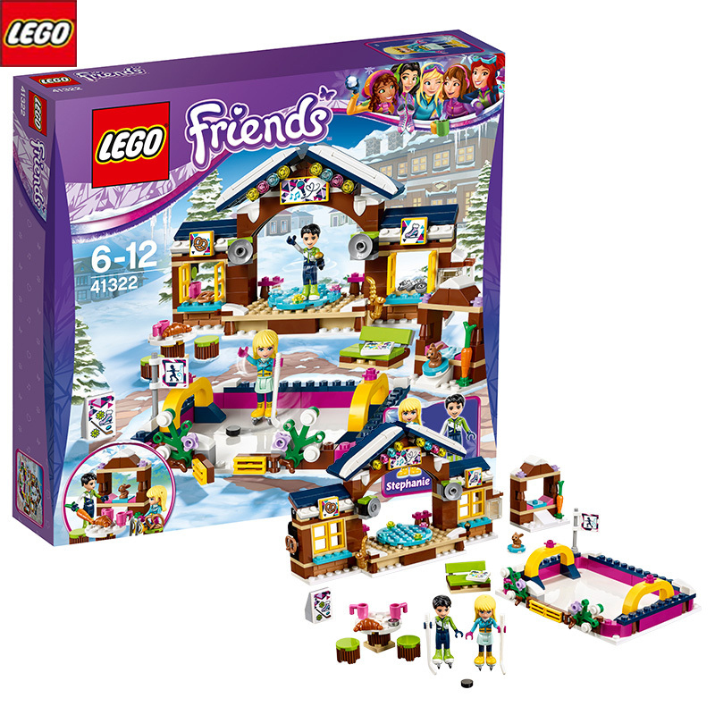 LEGO乐高 Friends好朋友系列 滑雪度假村溜冰场41322 6-12岁 塑料玩具 200块以上