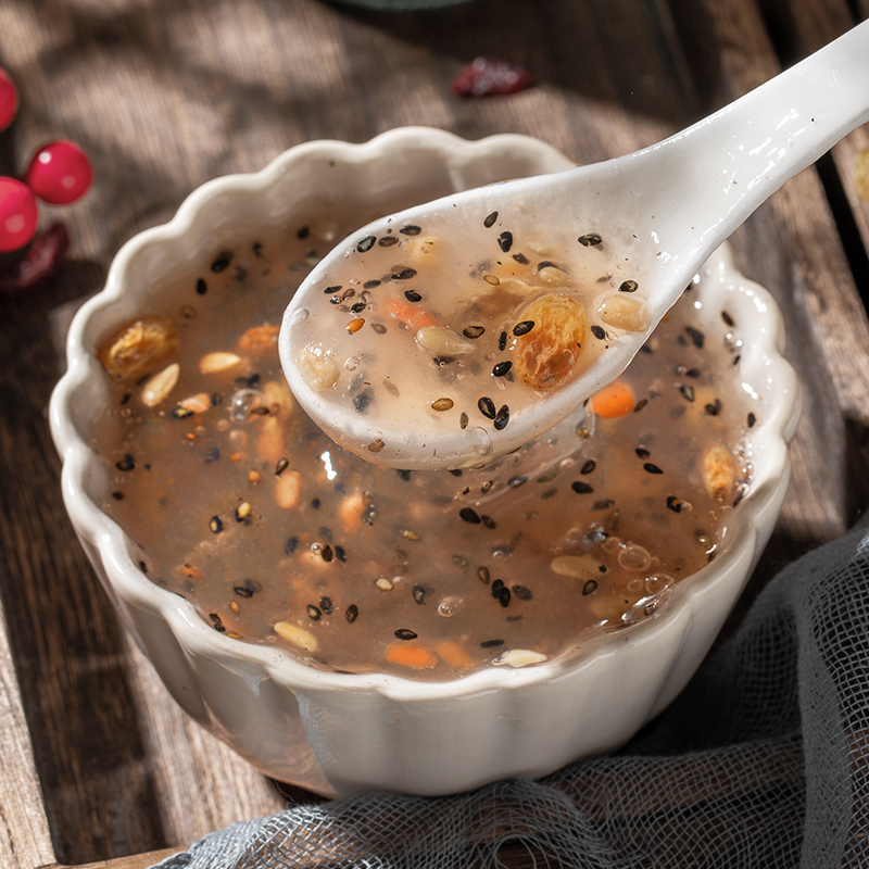 酥田自营坚果藕粉羹500g速溶即食营养代餐早餐甜点