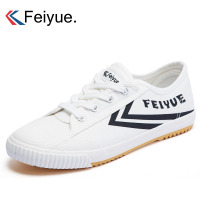 FEIYUE/飞跃板鞋男女鞋出街小白鞋帆布鞋复古低帮运动休闲鞋350