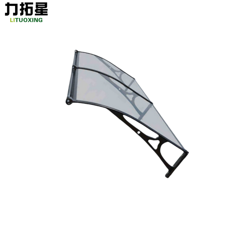 力拓星 遮阳雨棚 铝合金雨棚 120*200*36cm 个高清大图