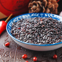 燕之坊心意紫米1kg 五谷杂粮粗粮粥米