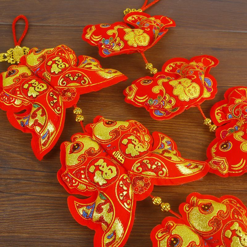 维诺亚红辣椒串鞭炮挂饰客厅布置乔迁元旦喜庆春节过年挂件新年装饰用品高清大图