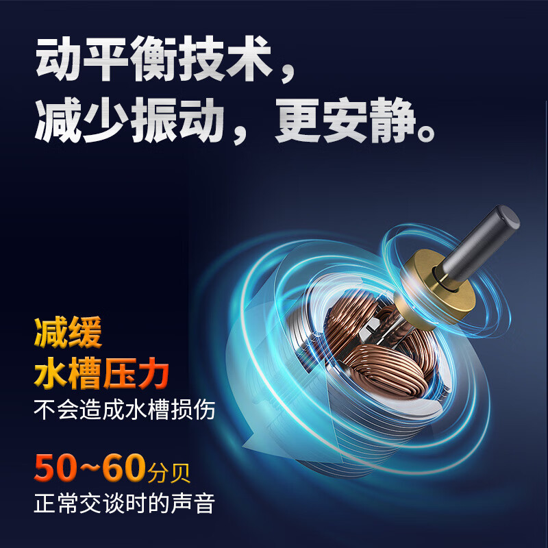 [25年新款,可处理长纤维]唯斯特姆 垃圾处理器W750plus 新一代研磨技术自动进水智能关机水电双控款厨房厨余粉碎机高清大图