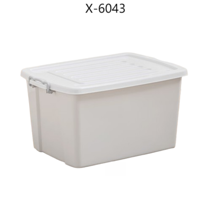 禧天龙(Citylong) X-6043收纳箱3个装(晨雾白)大号被子衣物玩具储物箱加厚书本零食整理箱无滑轮52升高清大图