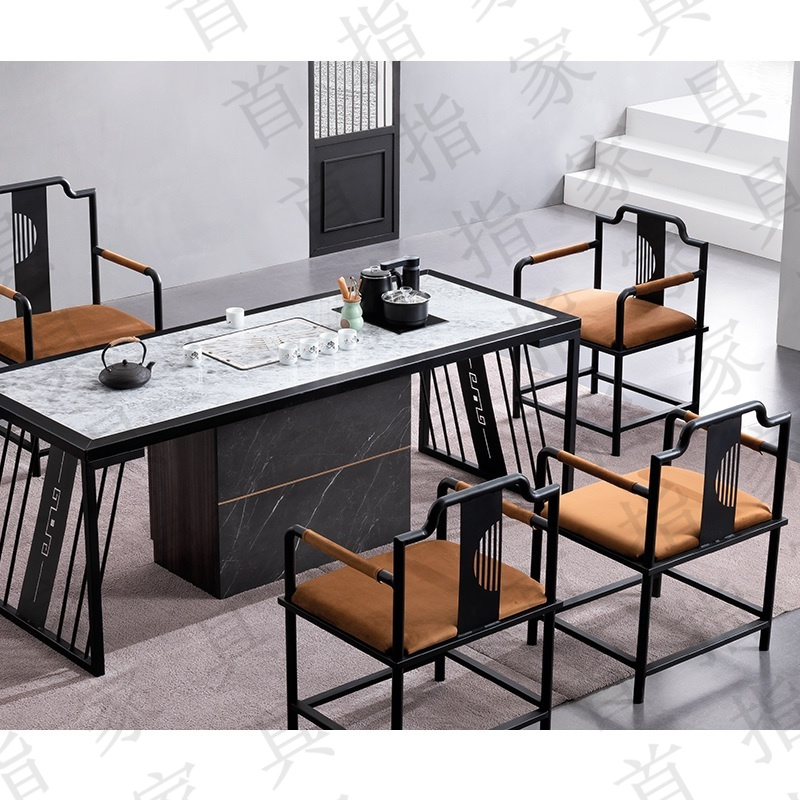 首指（SZ）新中式茶桌椅/茶台/WG-2187-2高清大图