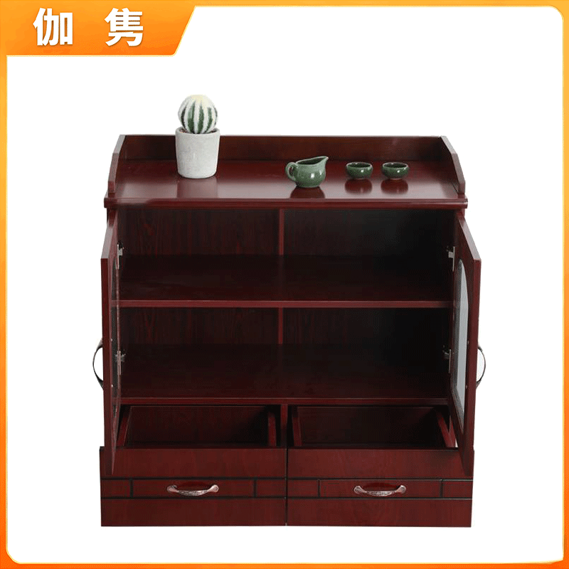 伽隽 茶水柜 800*400*820两门 个高清大图