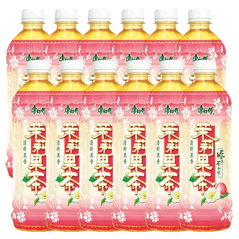 康师傅茉莉果茶500ml15瓶康师傅茶饮料果汁茉莉花茶
