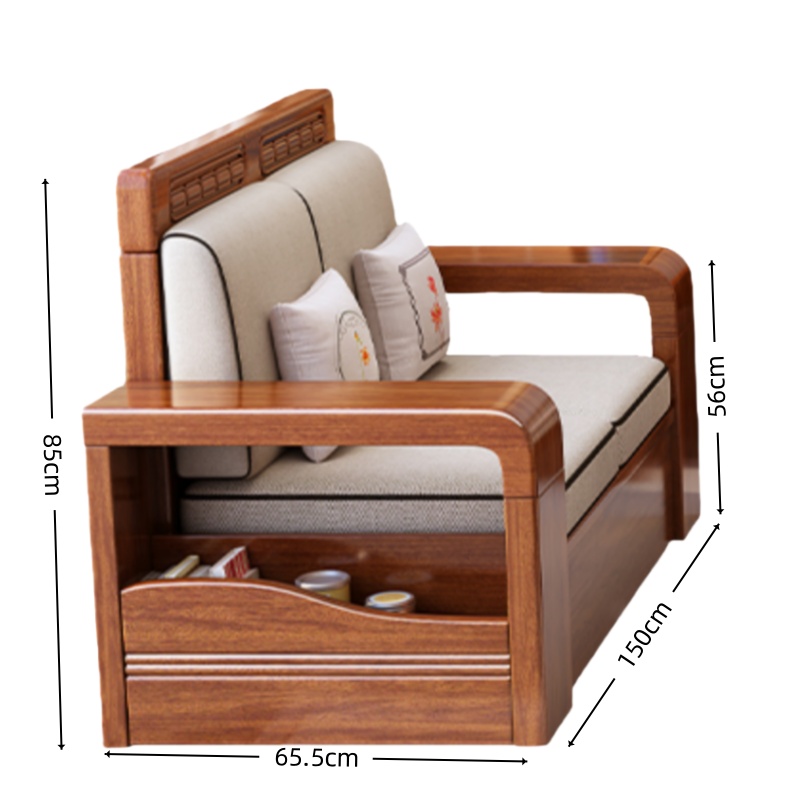 智叶舟沙发双人位150*65.5*85cm张高清大图