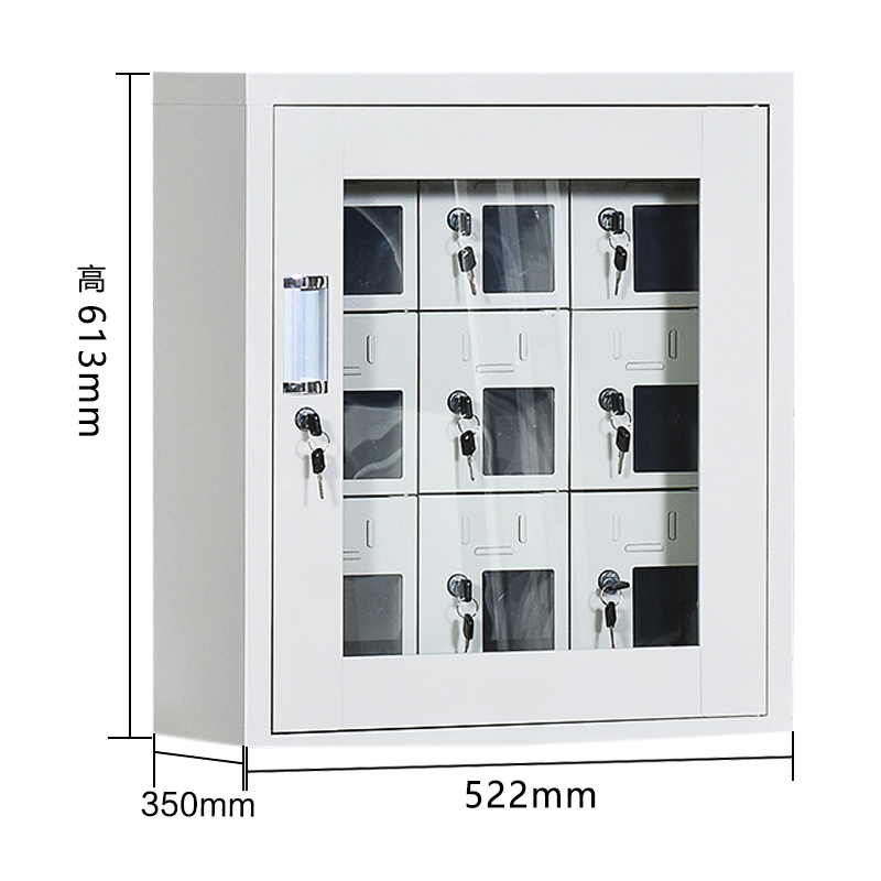 鑫升顺手机存放柜充电柜9门613*522*350mm[工厂现做 7天内发货]高清大图