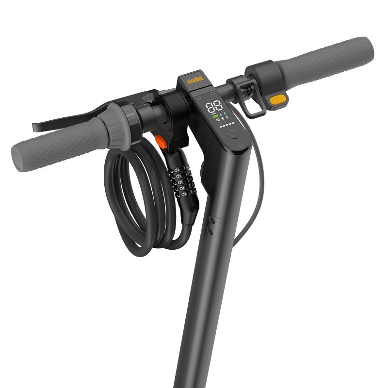 ninebot九号电动滑板车密码锁五位密码安全高强度钢丝锁防盗锁