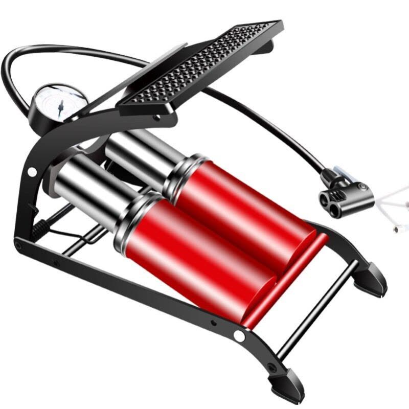 [补贴10%]小轿车载充气泵汽车打气泵车用轮胎车胎高压打气筒脚踩加气泵图片