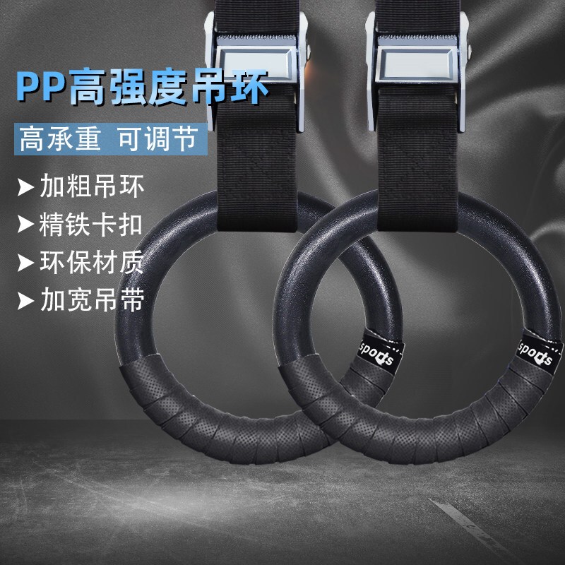 吊环健身家用室内成人引体向上拉环健身腰椎脊椎训练视频