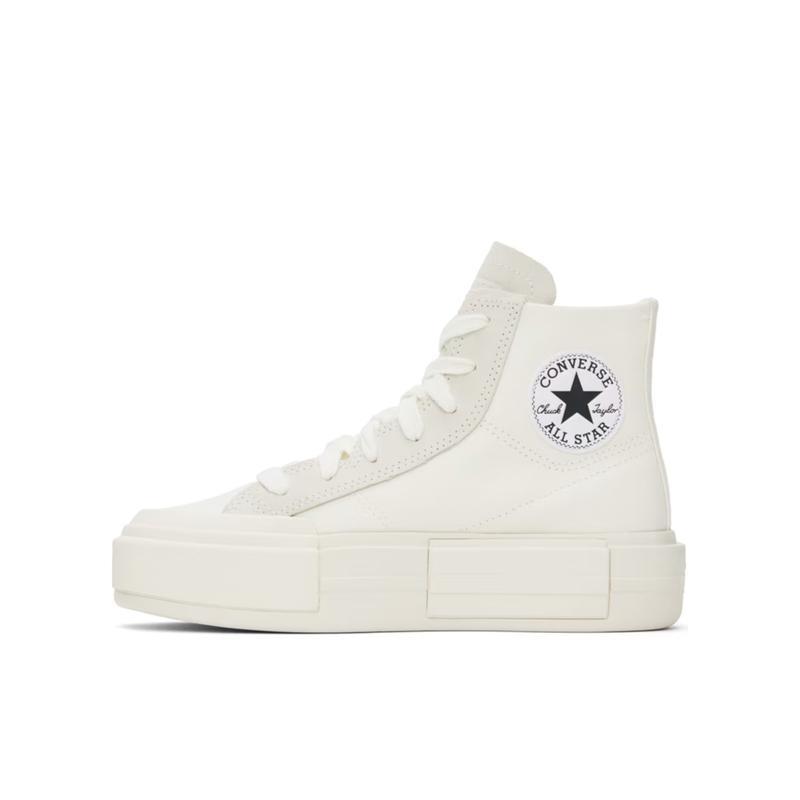 匡威(CONVERSE)高帮板鞋男鞋系带运动鞋舒适缓震跑步鞋帆布拼接绒