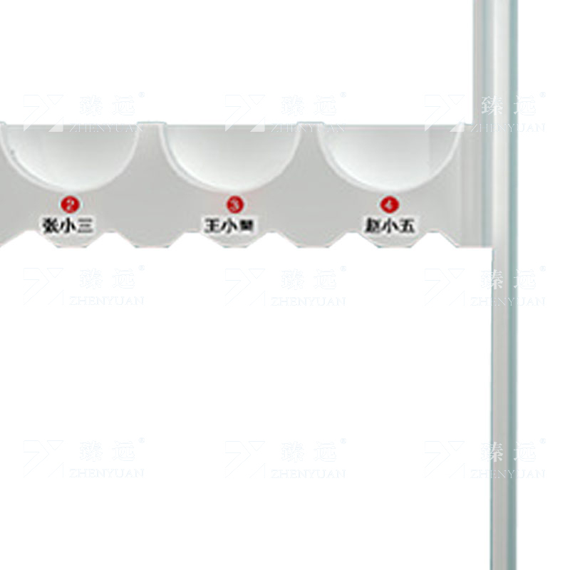 臻远ZY-AQMJ-08安全帽架落地存放头帽架摆放架车间放置架 二层八位高清大图