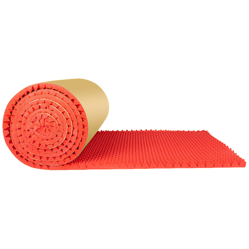 先围 波浪隔音棉板 红色厚20mm 平方米高清大图