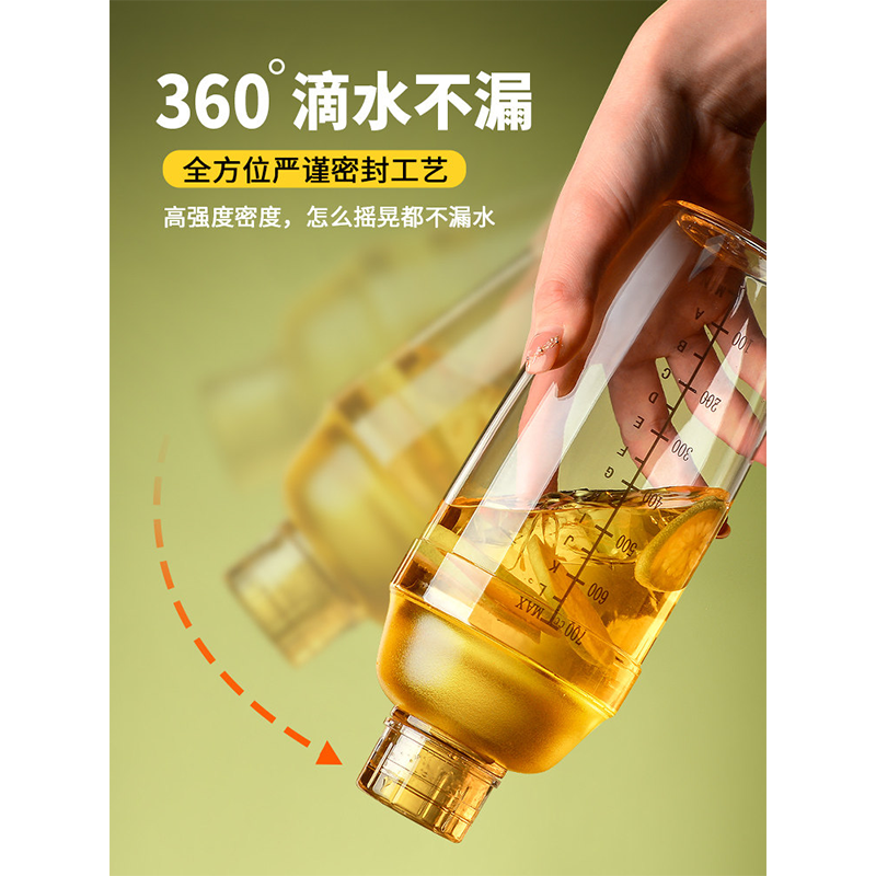智美环球 雪克杯手打柠檬茶制作工具全套装调酒器 [8件套]500ML/量壶/量杯/防溅盖/柠檬锤高清大图