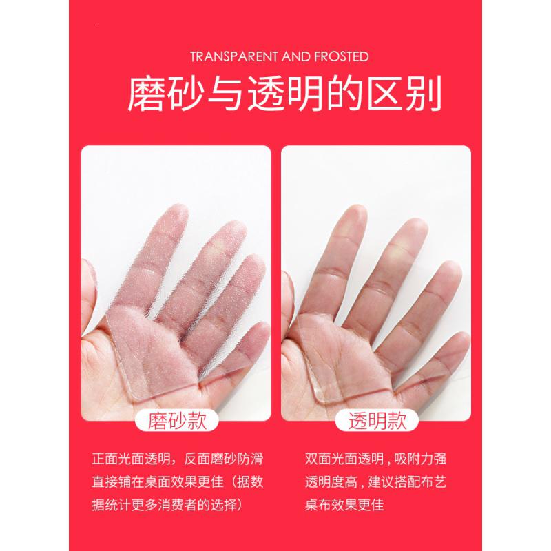 家柏饰(CORATED)加厚水晶板餐桌布透明桌垫pvc软玻璃垫桌布防水防烫塑料台布批发高清大图