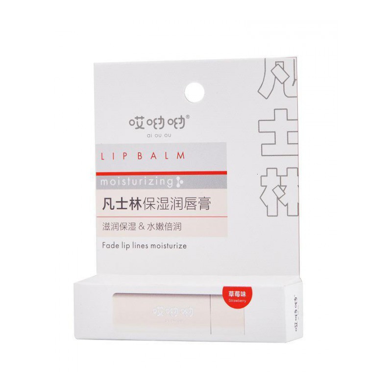 []凡士林保湿润唇膏润泽清新水果香干裂修护唇部唇膏