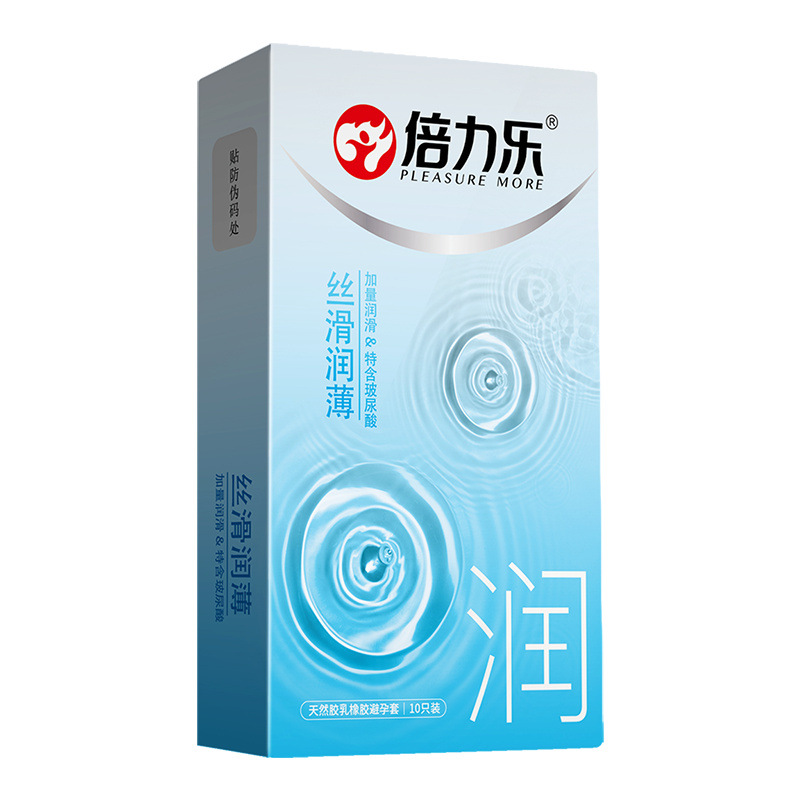 倍力乐律动爽薄避孕套10只装大颗粒螺纹玻尿酸润滑超薄安全套狼牙棒夫妻性生活房事保险套套子成人情趣计生性用品高清大图