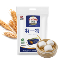 食佳面粉 美味特一粉5kg 中筋面粉 家用小麦粉10斤 面包糕点面条包子饺子馒头 烘焙