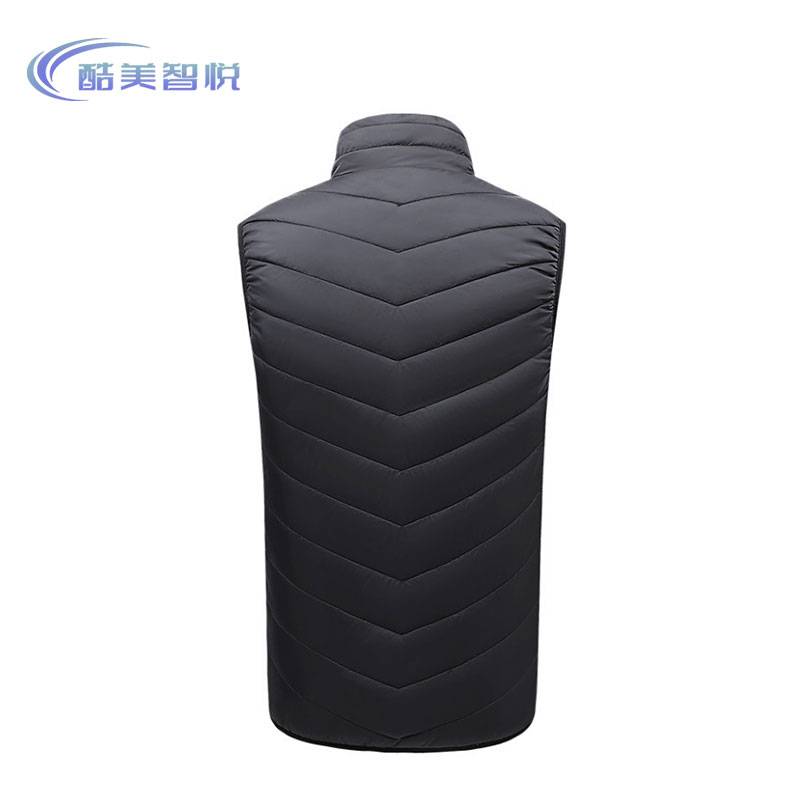 酷美智悦 加热棉服马甲11区 M111 套高清大图