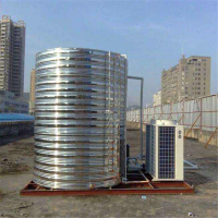 空气能热水器 商用一体机 7P 建筑工地项目部酒店旅馆专用机 空气源热泵整体机