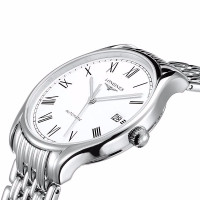 浪琴 LONGINES 瑞士品牌 律雅系列 机械表 精钢男女腕表 L4.960.4.11.6
