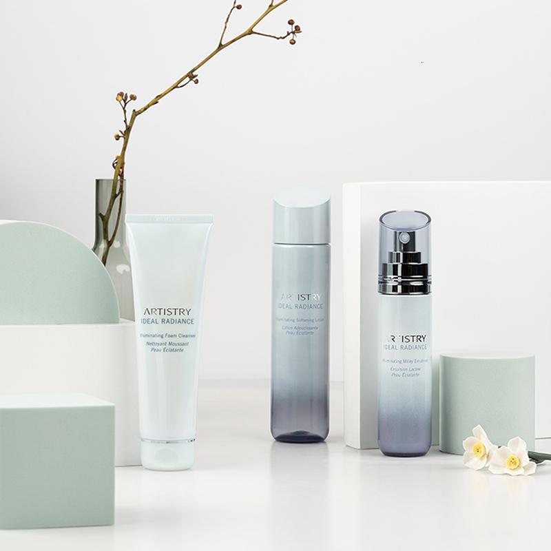 安利雅姿臻透焕白乳液套装洁面乳爽肤水乳液保湿正品护肤品