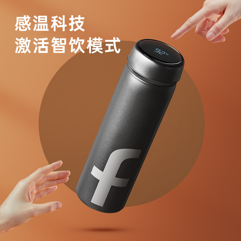 炊大皇水杯时尚简约不锈钢保温杯便携大容量茶水分离泡茶杯