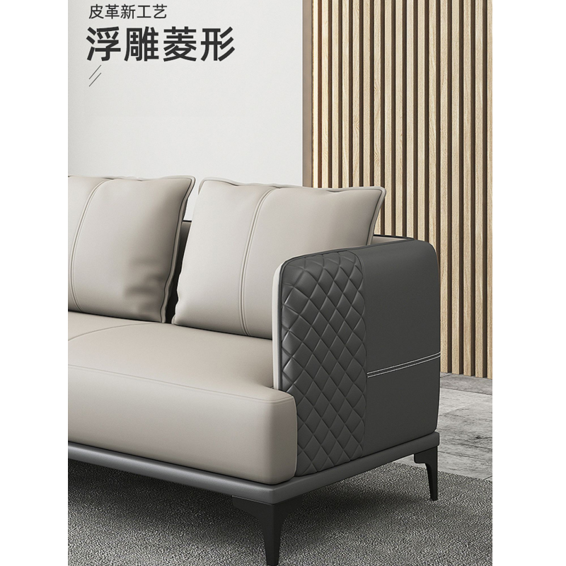 豫龙都 商务办公沙发 3+1+1 套高清大图