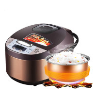 美的(Midea) MB-FS3073 电饭锅 3L迷你家用 底盘加热 黄晶内胆 预约功能 保温功能
