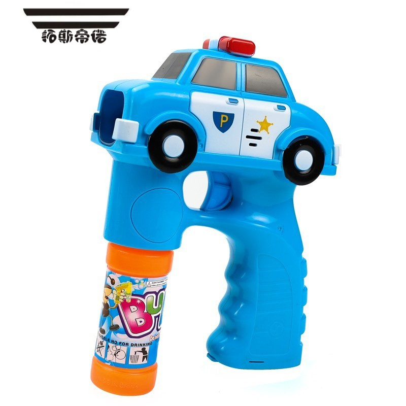 拓斯帝诺手持吹泡泡机网红婴儿儿童警车泡泡枪男孩女孩玩具电动消防车