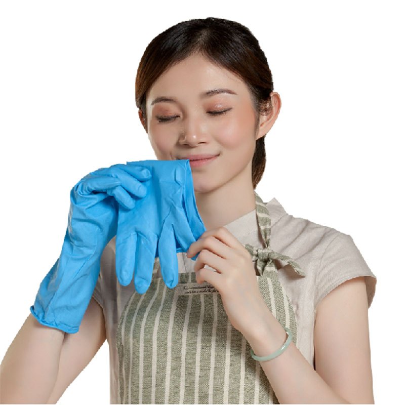 台湾鲨鱼油乳胶清洁洗碗手套绒里橡胶厚薄家务洗衣江浙