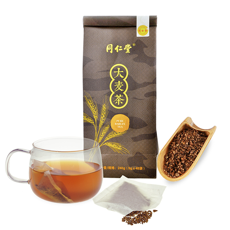 北京同仁堂 大麦茶 花草养生茶 袋泡茶包 240g 袋装 小包装 240g(5g*48袋)