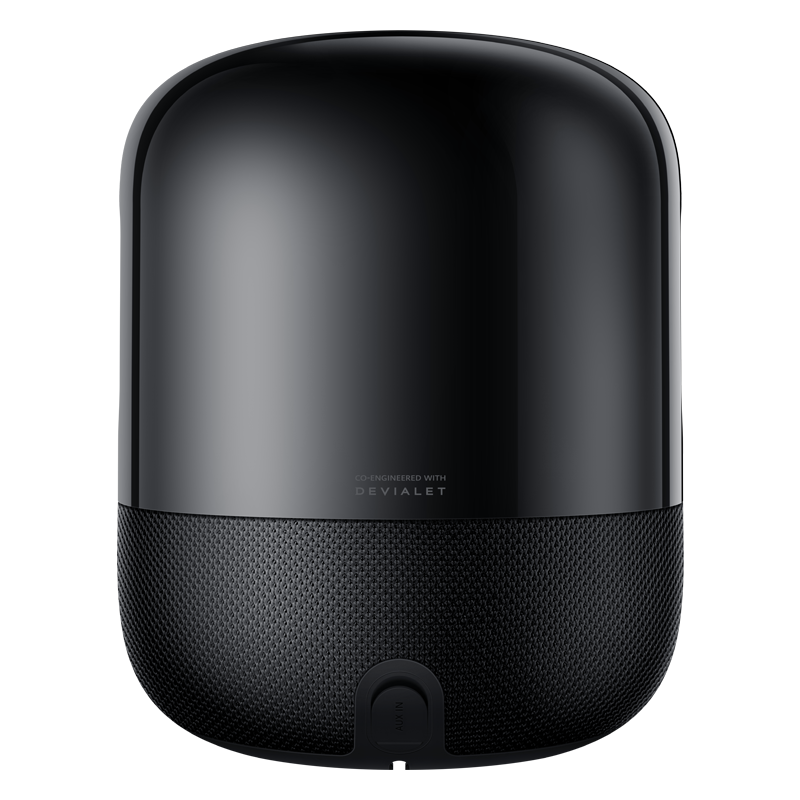 华为(HUAWEI)华为 Sound 智能音箱 (太空黑) 一碰传音 帝瓦雷四喇叭 Hi-Res无损音质 HiLink