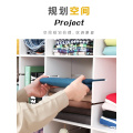 免钉衣柜分隔板自由组合分层隔断书柜储物格子置物架衣服收纳_48