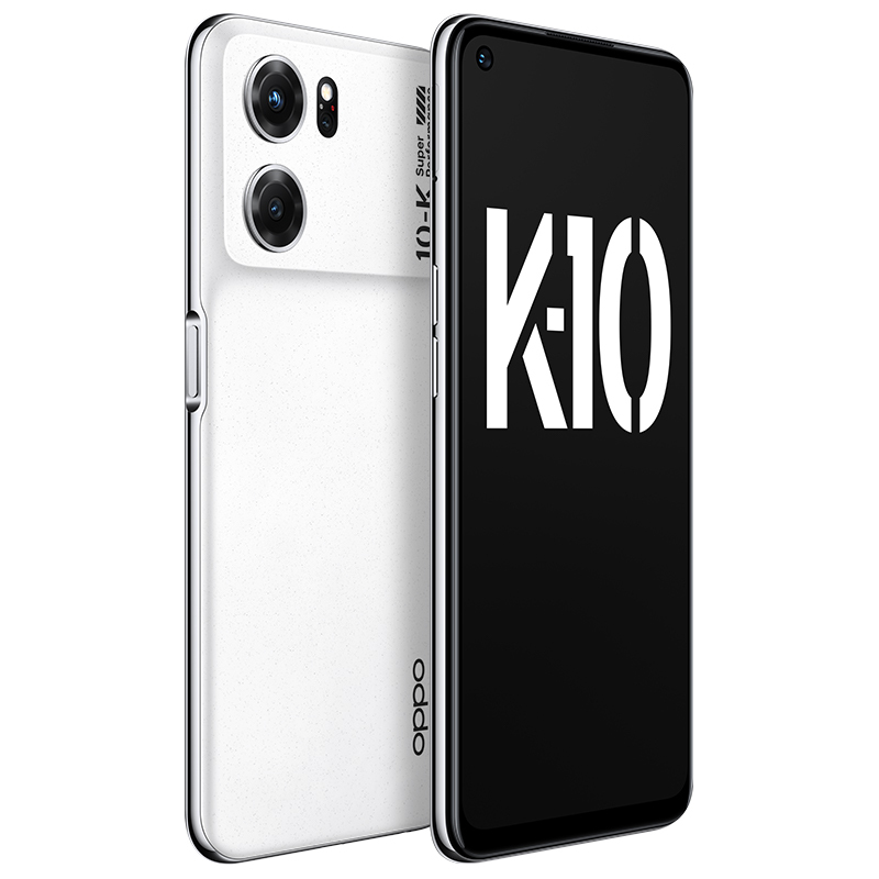 OPPO K10 月岩白 8GB+256GB 5G全网通手机 天玑8000-MAX芯片 120Hz高帧变速屏 金刚石VC液冷散热系统
