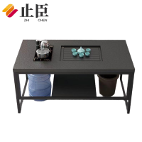 止臣 茶几 办公茶几条几长茶几双层茶几 1.0米