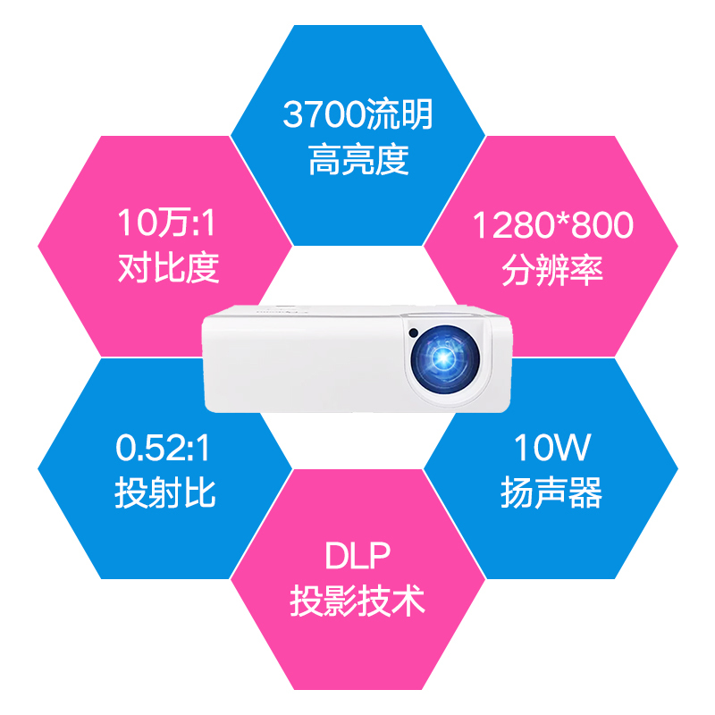 奥图码(Optoma)ZW312ST短焦投影仪16:10 1280*800