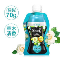 当妮护衣留香珠70g袋装尝鲜装草木清香护理剂衣服香水洗衣伴侣留香时间长洗衣护衣剂留香珠柔顺颗粒70g*18袋 1箱 当妮